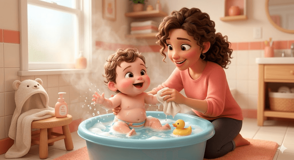 Il primo bagnetto: consigli e sicurezza