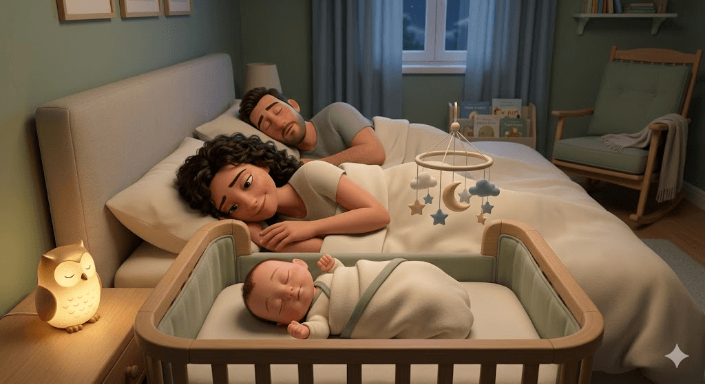 Dormire nella stessa stanza: room sharing e co-sleeping